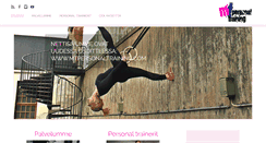 Desktop Screenshot of mtpersonaltraining.fi